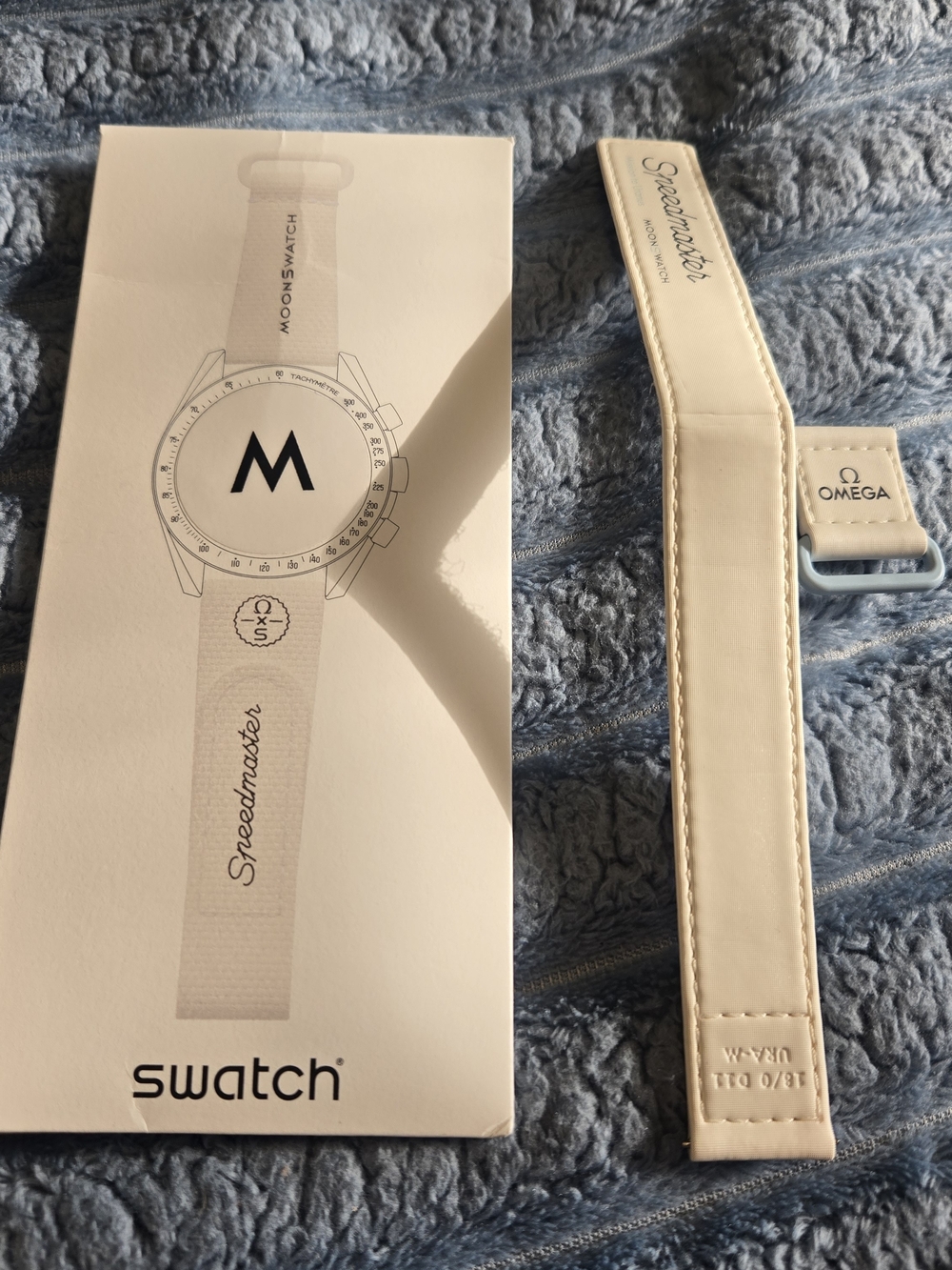 Swatch x Omega Speedmaster White Watch Strap
